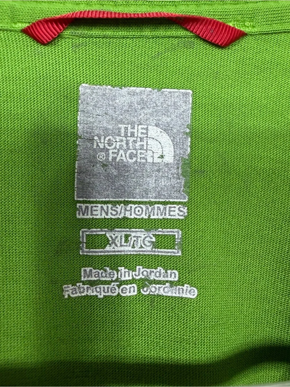The North Face Men's Lightning Alpine Tee Lime Green Short Sleeve FlashDry XL